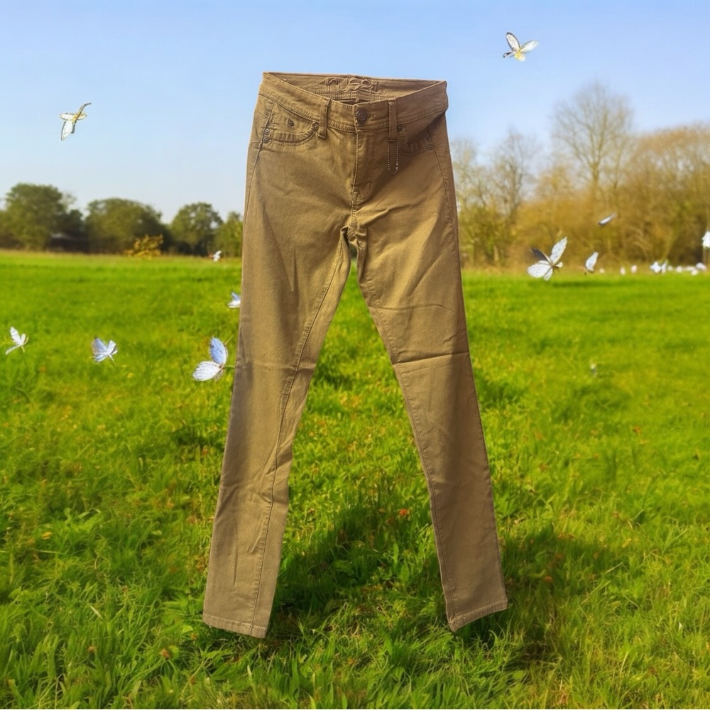 Rue21 brown jeggings skinny juniors 7/8 pants